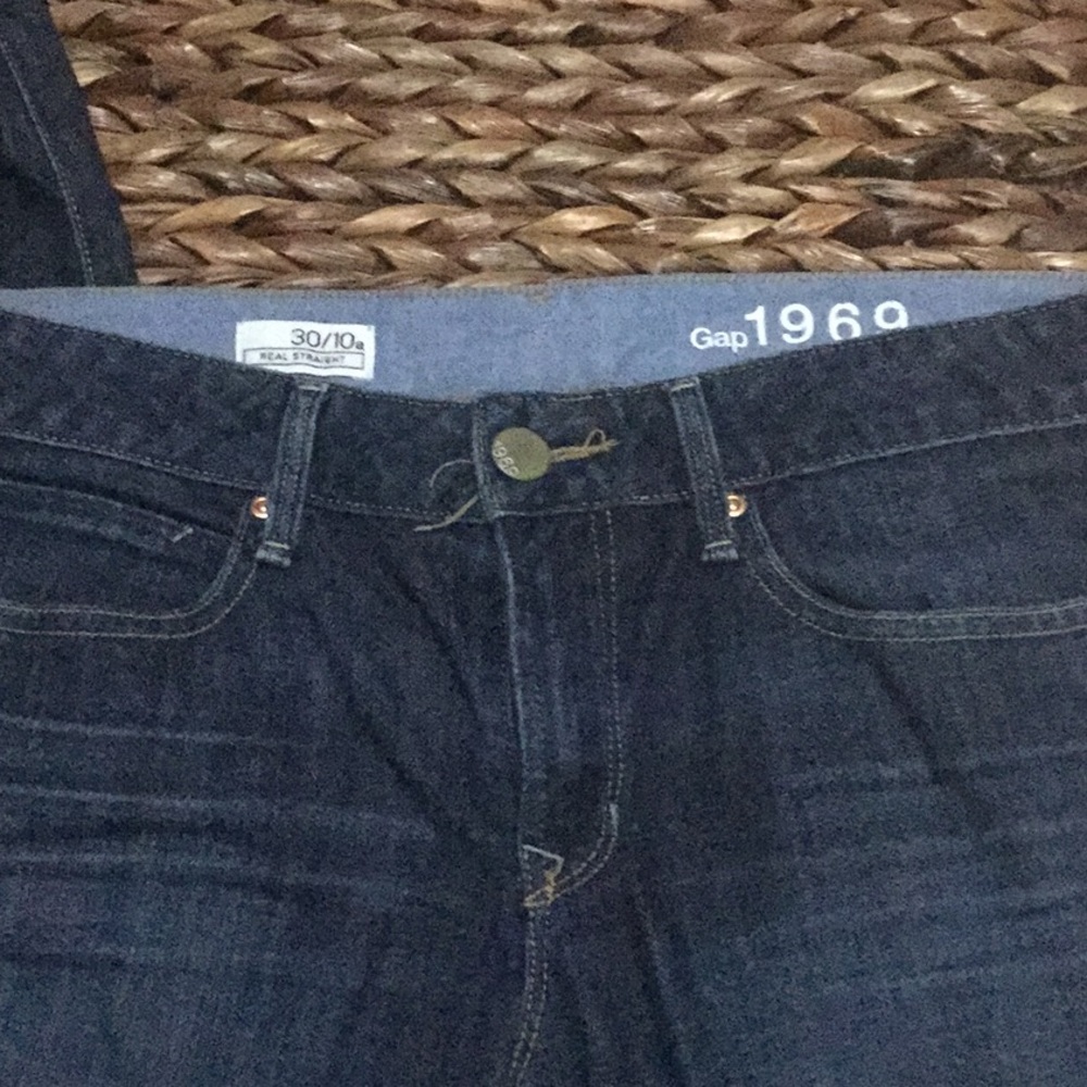 Gap 1969 straight leg jean size 10